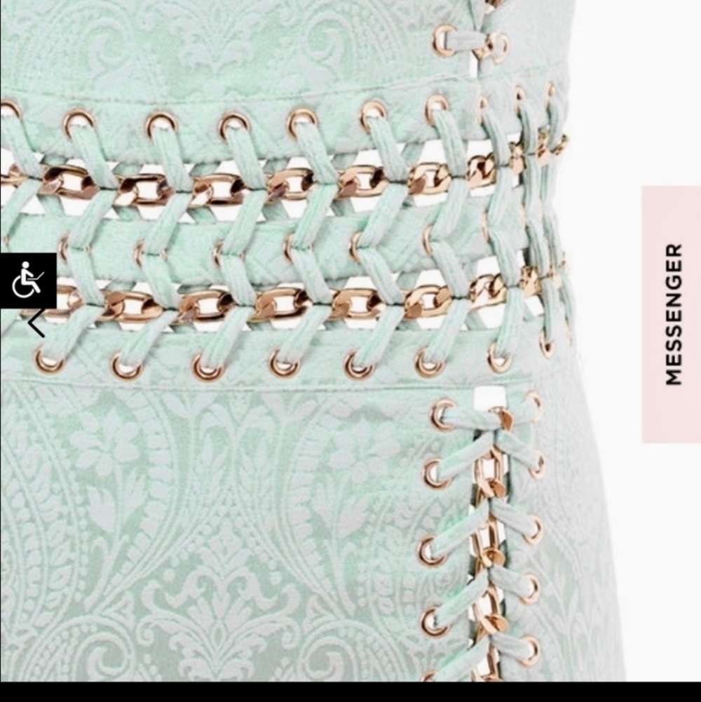 HOUSE OF CB PEYTON JACQUARD BODYCON DRESS - Picture 6 of 15